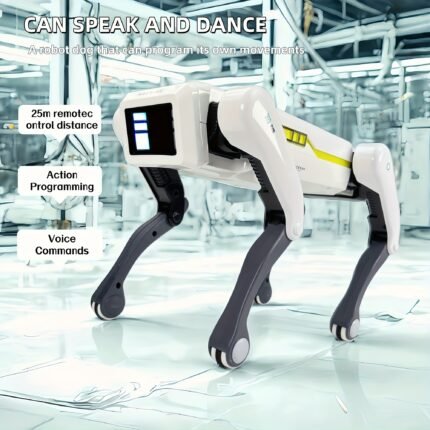 Intelligent Robot Dog, Wireless Remote Control Dog, AI Voice Control Can Connect To Mobile Phones, Dance, Voice Control, APP Control, Programmable Support For Voice Commands, The Combination Of Technology And Intelligence, Suitable For Cultivating Scientific Interests, Is The Best Gift