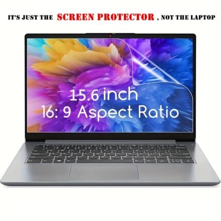 2pcs for 15.6 Inch Laptop Screen Protector - Anti-Glare, Electrostatic Adsorption, Scratch-Resistant And Dust-Proof, Ultra-Thin And Easy to Install, Seamless Fit for HP, Dell, Asus, for Lenovo 16:9 Display, High-Quality Glass Material, Professional Office Protection