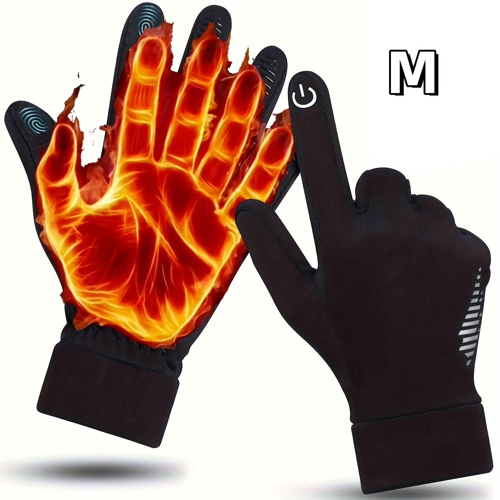 6e8fb326-d732-4ebd-b402-bf793e3578c6.jpg 1 Pair Winter Gloves for Men & Women - Extreme Cold Weather Gloves with Touchscreen Compatibility, Thermal Insulation, Non-Slip Grip - Windproof & Snowproof Gloves for Running, Hiking, Skiing, Motorcycle Riding - Black Cold Weather Gloves for Outdoor Activities, Winter Accessories, Hiking Essentials, Sleek Glove Design, Durable Glove Material, Skiing Gear, Coldweather Wear, Reinforced Stitching, Running Enthusiasts - Image 1