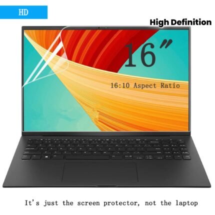 2pcs for 16-inch HP/Dell/for Sony/for /for Lenovo/Acer/MSI/Razer Blade/LG Gram High-Definition Laptop Screen Protector, 16:10 Aspect Ratio, Scratch-Resistant Transparent Shield, Plastic Material, HD Display, Easy Installation, Laptop Accessories | Vibrant Display Decor | Glossy Surface Protector