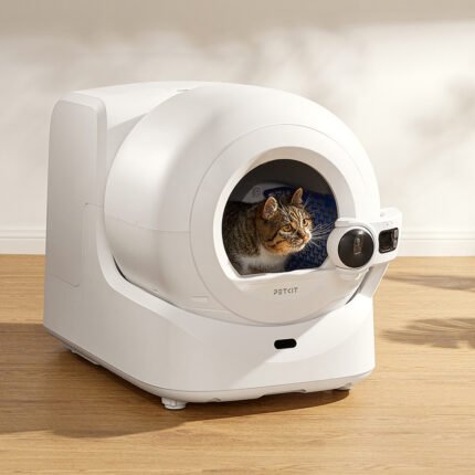 PETKIT Self-Packing & AI-Powered Camera Automatic Cat Litter Box, 5G WiFi Self Cleaning Cat Litter Box, True Hands-Free Auto Scooping Cat Litter Box