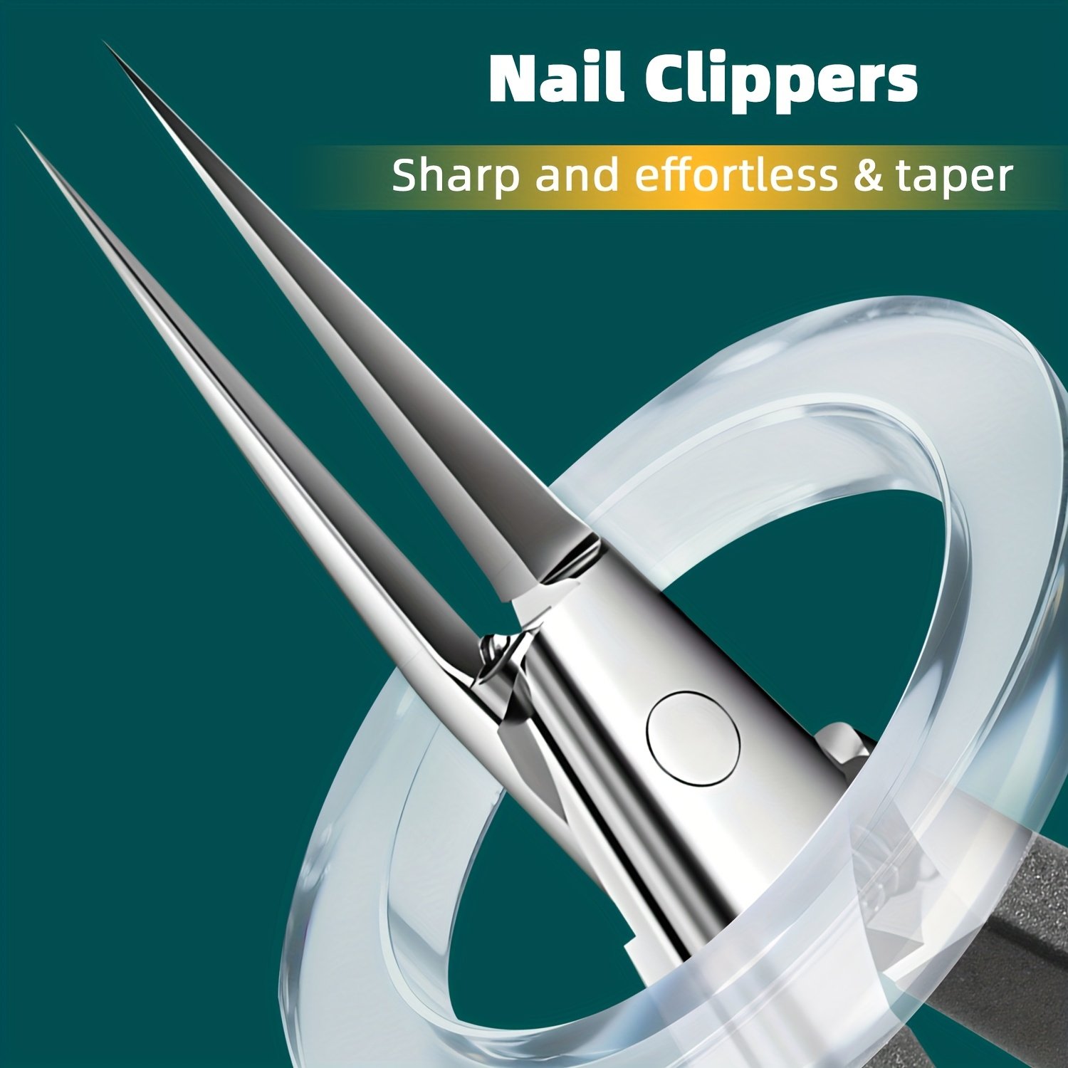 7f71a6ce-de72-4281-a96b-86a1d3c79de5.jpg 1pc Eagle Beak Beveled Nail Pliers, Stainless Steel, for Thick Nails And Ingrown Care, Halloween Gift, Ideal for Manicure & Pedicure Care - Image 1