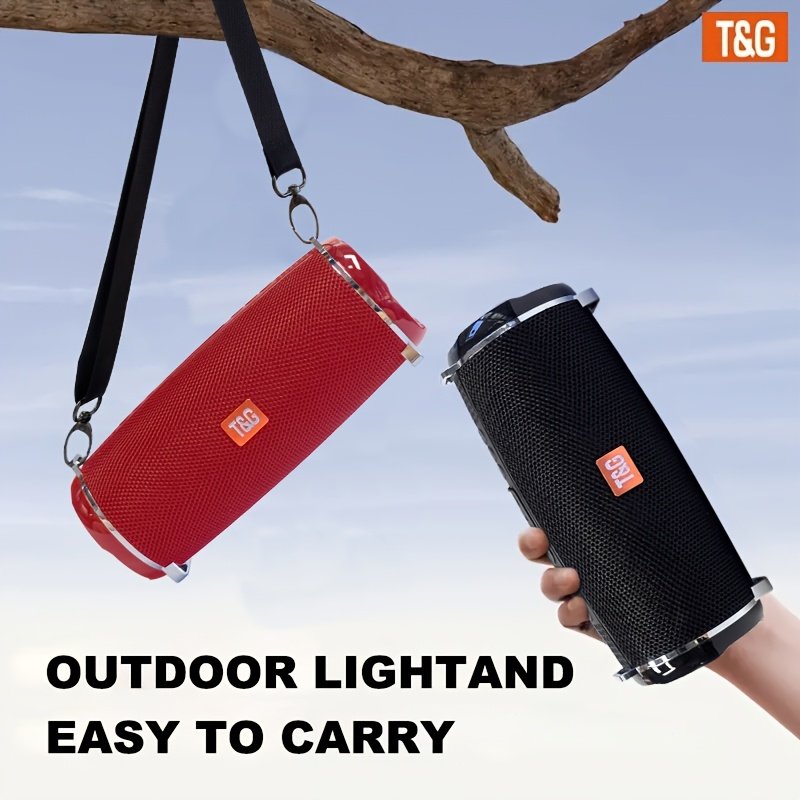 83540324-7ffe-4b4f-8739-e73d20c81921.jpg TG192 A Large Capacity 2400mAh Outdoor Wireless Speaker, High Quality Portable Speaker, Large Battery Capacity, IPX4, Large Speaker That Can Be Carried, Color-changing Breathing Lighting Effect, Suitable for School, Family, Party, Dinner, Outdoor, Picnic, Sports, Fitness, Birthday, Gift Recommendation, Outdoor Goodies, Atmosphere Lighting And Sound, Loud Speaker - Image 1