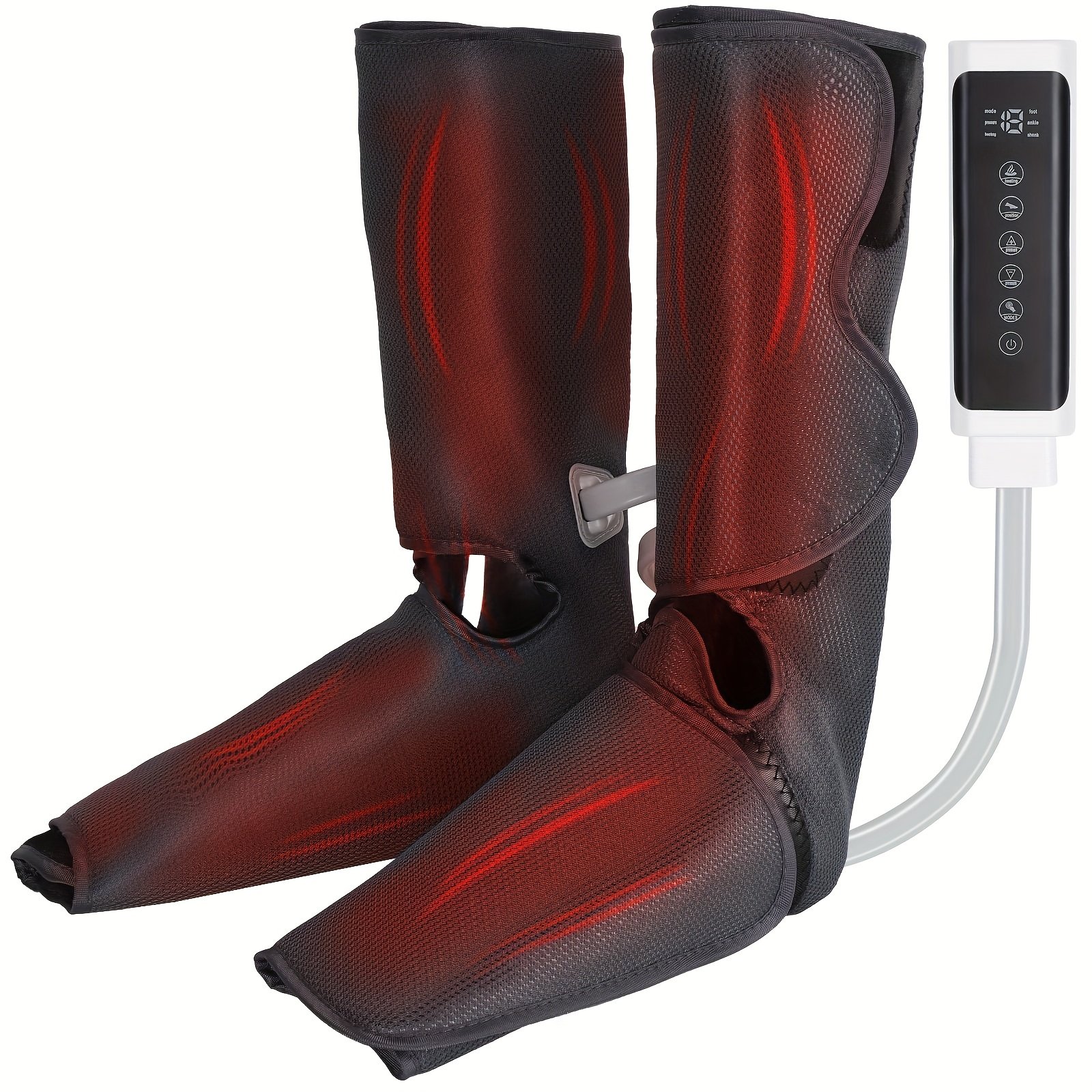 892db2f2-a953-4267-80cd-6f780c751785.jpg 3-in-1 Full Leg Massager with Thermal, Air Compression & Stimulation - Heavy-Duty Plastic Construction, Calf & Thigh Boots with & Control for Home/ - Ideal for Muscle,3 Post-Surgery - Breathable Gray Leg Massager with Air Compression, Thermal Pressure & Manual/ Modes, Leg Massager With Heat And Compression, Foot Massage, Air Compression Leg Massager, Foot And Leg Massager Machine, Massager Legs, Feet Massage Machine, Foot And Calf Massager, Leg And Foot Massager, - Image 1
