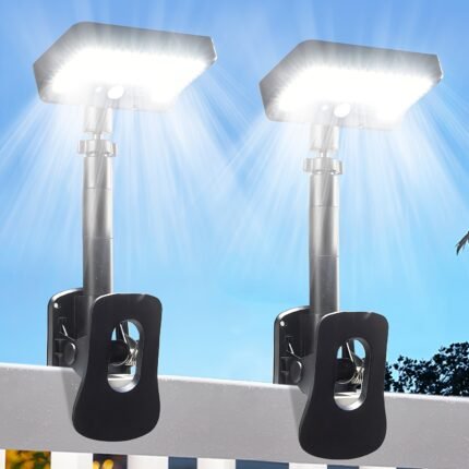 2/1 Pack Solar Outdoor Lights, Clip-On Solar Lights for Fences, 600 Lumens Motion Sensor Outdoor Lights, 92pcs LED Solar Lights, Waterproof Outdoor, Suitable for Garden, Gutter, Patio And Camping, Solar Light Outdoor, Solar Outdoor Wall Light, Outdoor Light Solar Powered, Solar Wall Light For Outside, Motion Sensor Light Outdoor Solar, Led Solar Outdoor Light, Solar Outdoor Light Motion Sensor, Solar Powered Outdoor Light, Solar Security Light, Motion Sensor Light Outdoor, Solar Light