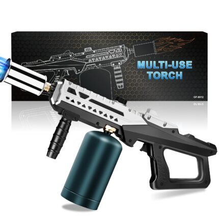800,000BTU Propane Torch Gun with Adjustable Flame - Portable Fire Starter for Campfires, Fire Pits & BBQ - Durable Plastic Construction, No Electricity Needed - Perfect Father'S Day Gift, Campfire Essentials, Sleek Design, Sturdy Handle