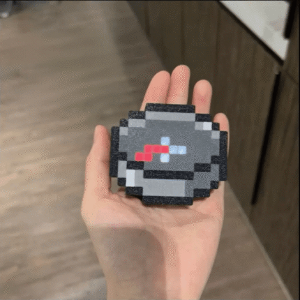 Retro 8-Bit Pixel Art Compass - Rechargeable Retro Gaming Design with Pixelated Compass Rose, Deep Gray & Red/Blue/White/Black/Gray/White Pixel Design, - Navigation Tool for Backpack Pendant, Gift for Gamers & Adventures, Compatible with Smartphones & Tablets, Compact & Portable for & Travel, Vintage Compass, Gifts For Hikers