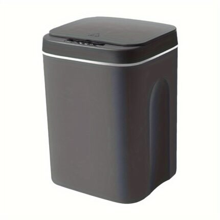 Touchless Bin Trash Can Smart Sensor Waste Bin Electric Touchless Bin Automatic Mute with Cover for Kitchen Bedroom 3.7gal
