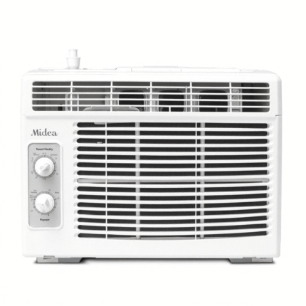 Midea 5000 BTU Window AC Unit - Ultra Quiet & Energy Efficient (CEER 11.0) for Small Rooms up to 150 sq ft! Easy DIY Install | Fits Windows 23"-36" Wide