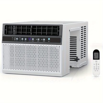12000 BTU ASHRAE, Window Air Conditioner, Ac Window Unit for Room Cools up to 550 Square Foot, 8100 BTU SACC