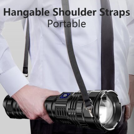 Strong Light Outdoor Smart Long-Range High Power Flashlight