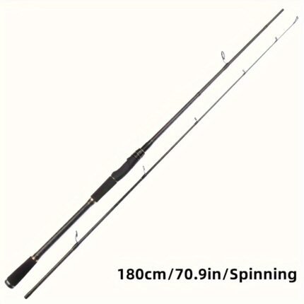 Fishing Rod 40+24T High Carbon Lure Rod, 1.8/2.1 Meters Straight Handle/Gun Handle Joint Fishing Rod - For Freshwater & Saltwater Fishing - Suitable for Beginners & Experienced Anglers - Great Gift for Fishing Enthusiasts