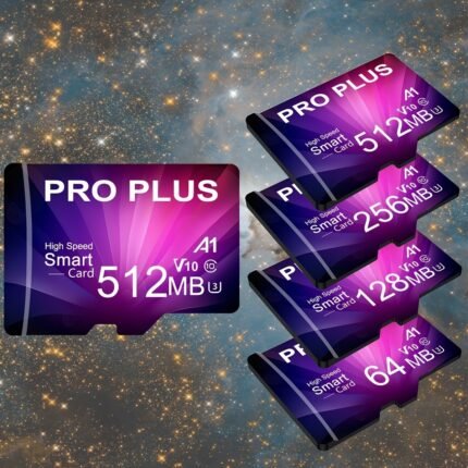 2-Pack High-Speed TF Micro SD Cards - 512MB 256MB 128MB 64MB, Versatile Flash Memory Card for Smartphone, Tablet, Camera, Laptop, PC, Game Console, & Car Audio - Reliable Data Storage and Fast Transfer