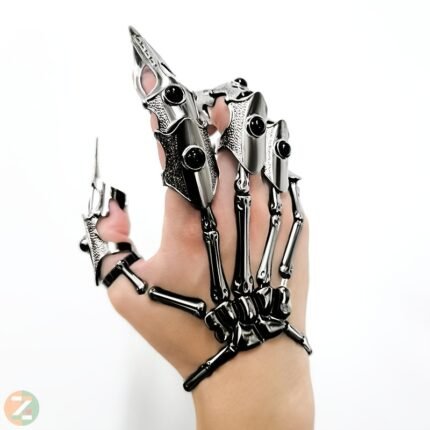 Armored Ring Gothic Steampunk Articulated Claw