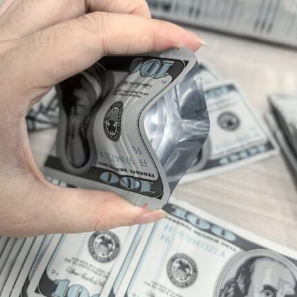 100 Storage Bags, Zipper Bag, Reusable Polyester Film Bag, Anti Odor, Waterproof, Self Sealing, Suitable for Party Gifts