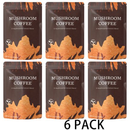 Instant Mushroom Coffee with Turkey Tail and Tremella Extracts - Energize and Hydrate 6.35oz 30 Packets, Immune System, Wellness Beverage, Travelfriendly Coffee, Singleuse Packs, Highquality Mushrooms, Premium Extracts, Functional Beverage, Busy Professionals, Healthconscious Consumers