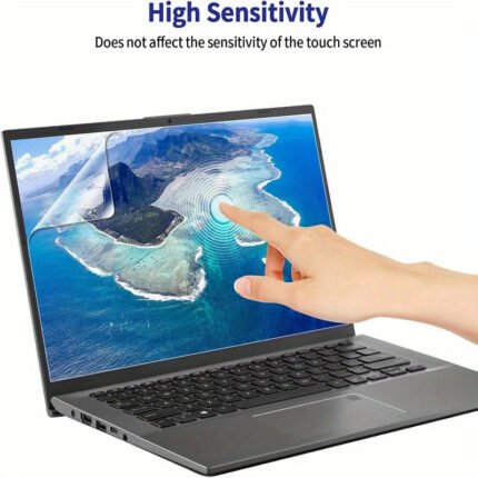 2pcs for 11.6-inch HD Laptop Matte Anti-Glare Screen Protector - Scratch Resistant, Durable, Easy to Use Clean Cloth Installation, Fingerprint Resistant, PET Material, 5H Hardness, Notebook Screen Protector | Stylish Design | Scratch Guard