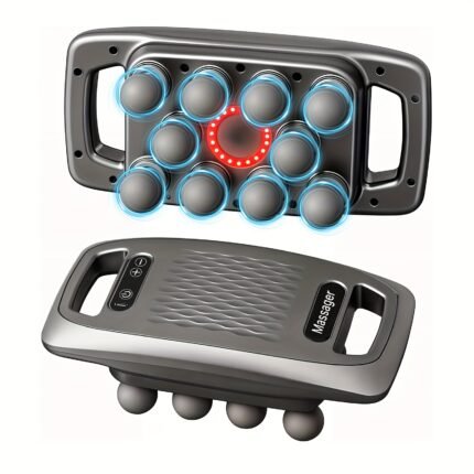 Professional Fascia Massage Gun with 9 Modes And 9 Intensity Levels, Providing Deep High-Frequency Vibrations for. It Features a 2000Mah Large Capacity Lithium Battery, USB Charging, an LED Display, And a Low-Noise Powerful Motor, Suitable for Home, Office, And Gym Use.