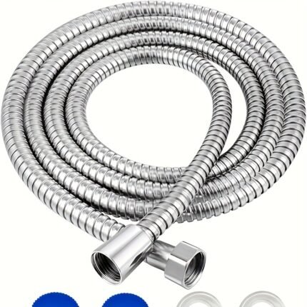 Stainless Steel Shower Hose Replacement - Flexible, Durable & Easy-to-Install Shower Head Extension with Corrosion-Resistant 304 Stainless Steel, Perfect for Modern Bathroom Decor, Bathroom Upgrade, Sleek Design, Corrosionresistant Material