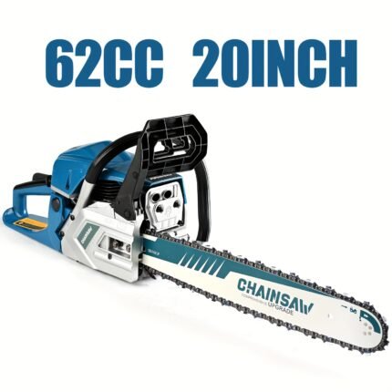 20 Inch 62CC 2 Air Chain Saw: A Professional Garden Saw Used For Wood Cutting And Branch Pruning. Choose The Size According To Your Home Trimming Needs. As A Gift, Men'S Gardening Tools