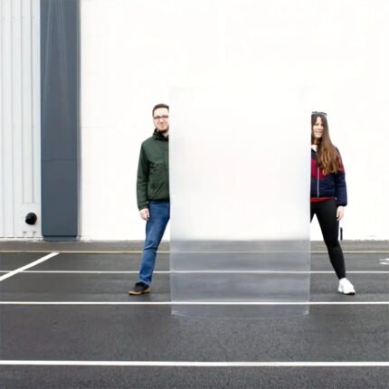 Magic Invisible Lens Plate - Transparent Illusion Mirror for Street Magic, Camping Parties & Outdoor Performances - Durable Lightweight Design with 3D Effect, Perfect for Tricks and Audience Surprises, Magic Props, Party Accessories, Sleek Appearance, Highquality Optics