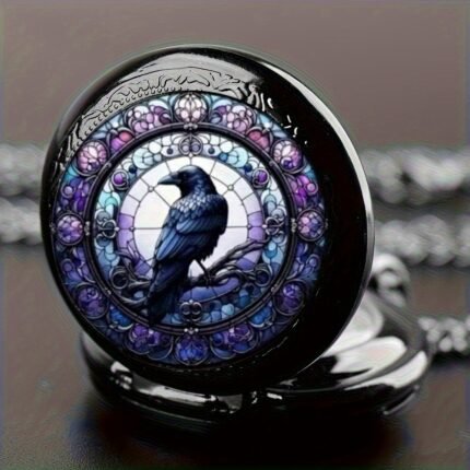1pc Animal patterns Fashionable and Colorful Quartz Pocket Watch, Unique and Innovative Design Accessory For Parties, Vacations and Dates, A Gift for Halloween, Christmas and Birthdays