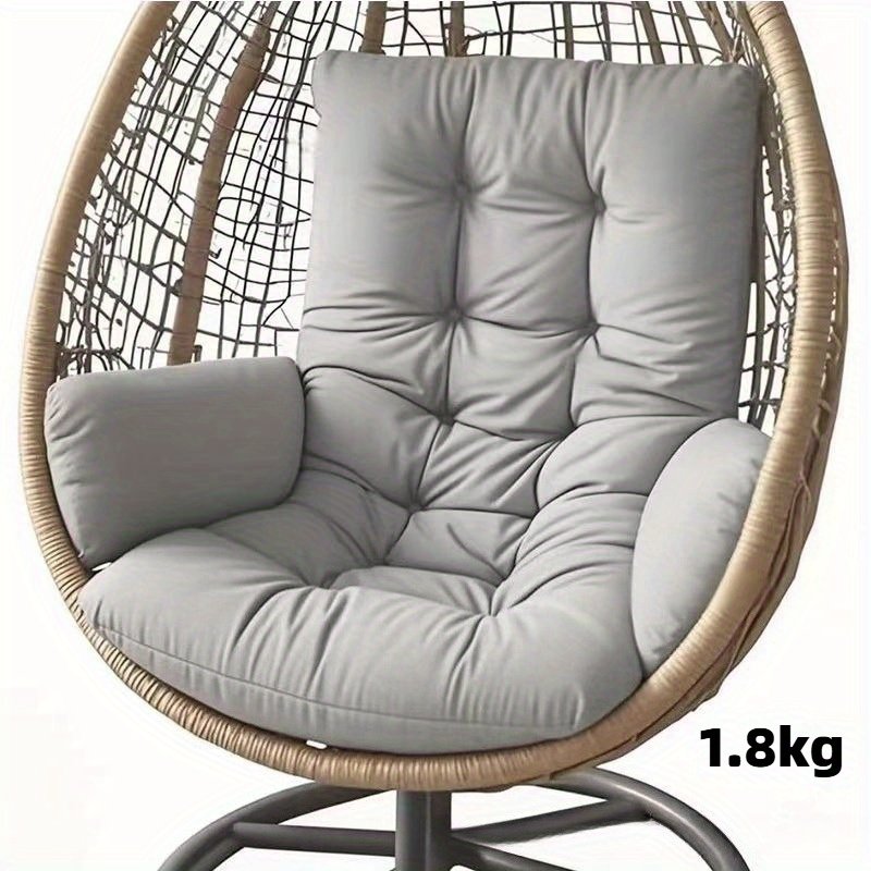 b1e9ca810e124124b9f392ae410dcf77-goods.jpeg Pink Velvet-Like Polyester Hammock Seat Cushion, Removable and Washable - Indoor/Outdoor All Season Double Swing Chair Pad for Living Room, Bedroom, Balcony & Garden. Modern Luxury Leisure Furniture with Large Oversized Rocker Outdoor Lounge Pillow Cover - Image 1