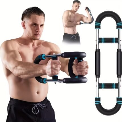 U-shaped Arm Trainer, Detachable Portable Spring Resistance, Suitable for Chest, Forearm, Triceps, Adducted Thigh And Shoulder Muscle Training, Dual Adjustment, Home Fitness, Portable Arm Trainer, Exercise Equipment Adjustable, Biceps Workout Equipment, Fitness Equipment For Men, Arm Strength Bar, Wrist Forearm Exerciser, Forearm Workout, Forearm Exercise Equipment, Gym Accessories, Workout Equipment Home, Forearm Strengthening, Triceps Exercise, Spring Resistance Trainer,