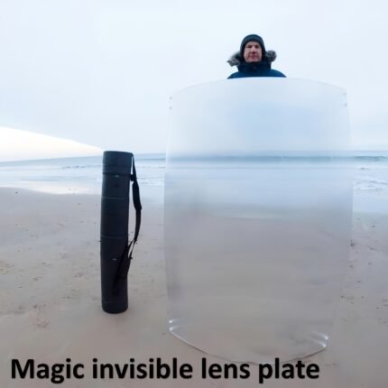 Magic Invisible Lens Board - a Transparent Invisibility Mirror, Suitable for Street Magic, Camping Parties, And Outdoor Performances - Durable And Lightweight Design for Illusion Tricks And Audience Amazement, Magic Props, And Invisible Material Lens Board for Magic Invisibility Performances.