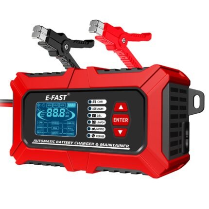 Single Unit Battery Tester And Analyzer for 12V Lithium Iron Motorcycle Lead-Acid Car Battery Charger, Without Battery