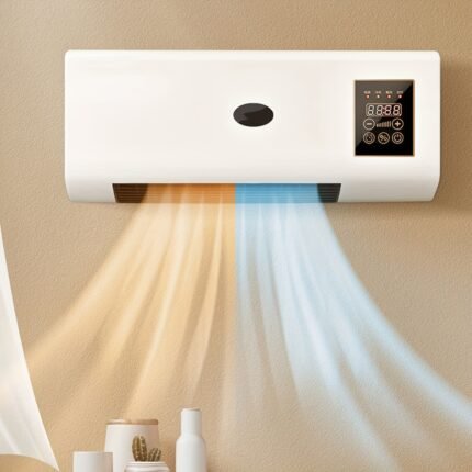 Wall-mounted Air Conditioner Mini Heating And Air Conditioning with Natural Air, for Bedroom, Living Room, Mini Air Conditioner for Room, Portable Air Conditioner for Large Room, Small Air Conditioner, Portable Air Conditioner for Car, Air Conditioner for Bedroom, Bedroom Air Circulation, Room Cooling, Modern Air Circulator, Sleek Wall Unit, Durable Construction, Reliable Performance, Home Users, Portable Comfort