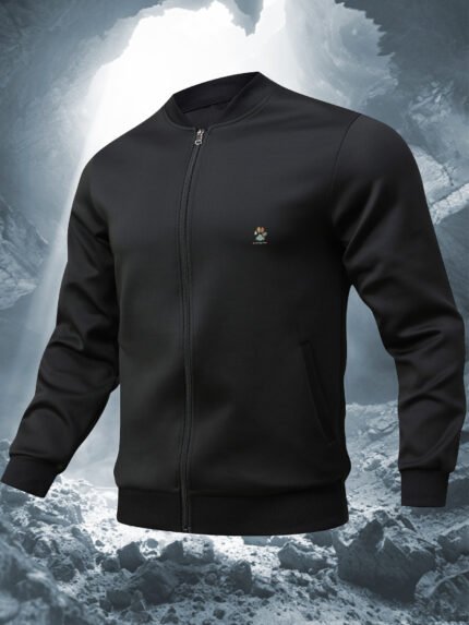 Men's Oversized Jacket with Paw Print & Paw Track Design - Full-Zip Casual Coat, Full-Length Zipper Closure, Machine Washable, Large Pocket - Pet Lover's Outerwear for Dog & Cat Owners (Brown/Gray/Black) - Stylish & Functional Pet-Themed Apparel with Random Paw Print & Paw Track Design, Relaxed Fit, Zip-Up Jacket for Men, Suitable for Layering, Durable & Comfortable (Ideal for Pet Owners), Mens Jackets Plus Size, Plus Size Jackets for Men, Jacket for Men Plus Size,