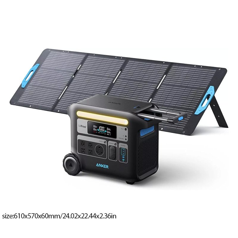 bee4376e-e1c9-4255-a1e2-9f0461255ff4_800x800.jpeg.format.jpg Anker PowerHouse 767 Portable Power Station, 2400W Solar Generator with 6× Longer Lifespan LiFePO4 Batteries, GaNPrime PowerHouse 2048Wh Generator for Home, Outdoor Camping, RV (Solar Panel Optional) (Refurbished) - Image 1