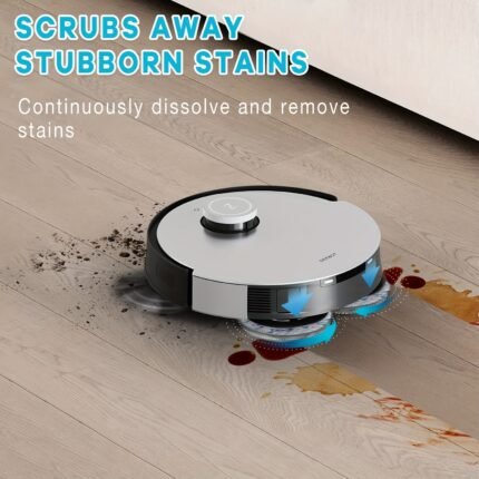 16 Pack Microfiber Mop Pads Replacement for Ecovacs Deebot X1 Turbo/Omni, T10 Turbo/Omni, T20, X2 Omni, Roborock Q Revo, Dreametech L10 Ultral/L10s/L20/X30 Ultra - Washable Cleaning Cloths for Robot Vacuum Mop Combo Without Battery or Charge Function