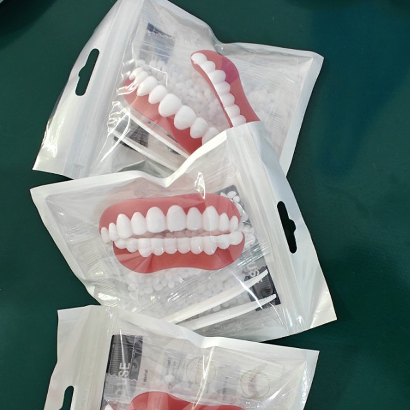 bf55e2dd72464bbc9c5609437cfac8c1-goods.jpeg Celebra Adjustable Denture Set - -Fit Instant Smile with Natural-Looking Teeth, Comfortable & Durable Removable Dental Prosthesis for Daily Wear, Parties, Interviews, Photo Shoots - Easy to Use, Travel-Friendly, Quick-Fit Technology, Ideal for Special Occasions & Public Speaking (Immediate Smile Transformation, No Waiting Period) - Suitable for Men & Women, Denture Accessories - Image 1