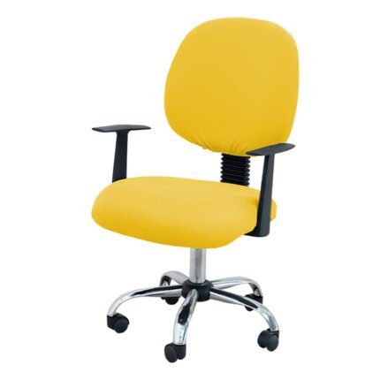 2pcs/ set Solid Color Stretch Jacquard Elastic Office Chair Covers - Universal Fit for Desk Computer Chair, Easy to Slip On and Off, Durable and Washable