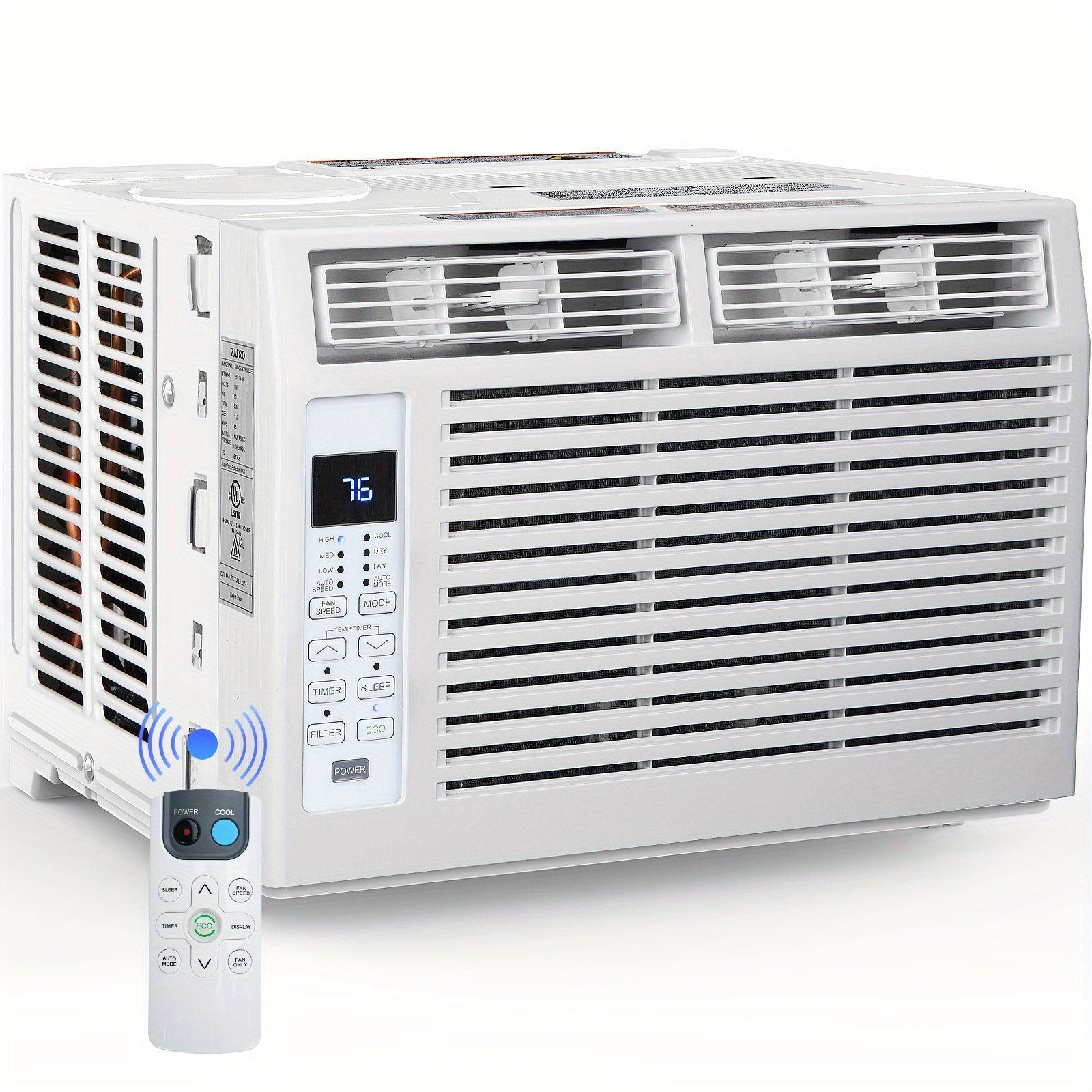 c01930b3c31b49c3997d8647f36e7589-goods.jpeg 6000 BTU Window Air Conditioner with Cooling, Dehumidifier & Fan Speed, 24-Hour Timer & ECO Mode, Square Design, 115V US Plug, for Room Cooling, Dehumidifier And Fan Speed Control, Air Conditioner Portable, Room Cooling Solution Durable Construction, Window Air Conditioning Without Having to Open The Wall, Home Cooling, Portable Cooling, Compact Design, Spacesaving Ac, Sturdy Build, Highquality Construction, Window Ac Unit, Cooling And Dehumidifier, Summer Cooling, - Image 1
