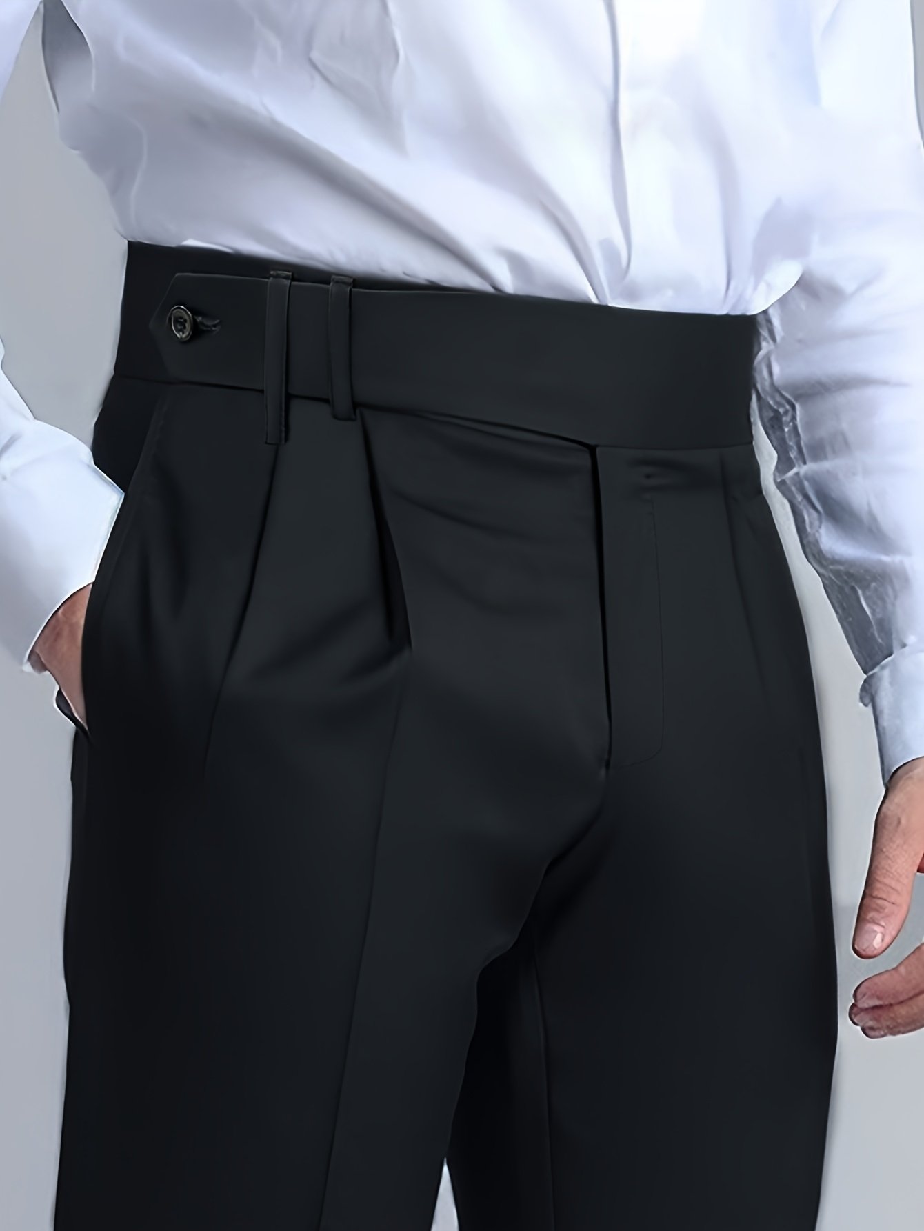 c121fe14-5602-4170-ab95-2d2b3785e444.jpg Men's Spring/Autumn Business Casual Straight-Leg Jeans, Suitable for Formal Occasions - Image 1