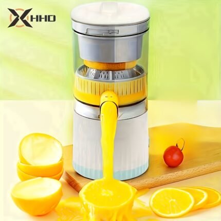 HHD compact portable juicer -USB gadget, USB charging tool, automatic squeezing & efficient separation, ideal choice for fresh orange juice-kitchen gadget, portable juicer charging, multifunction, kitchen dining table.