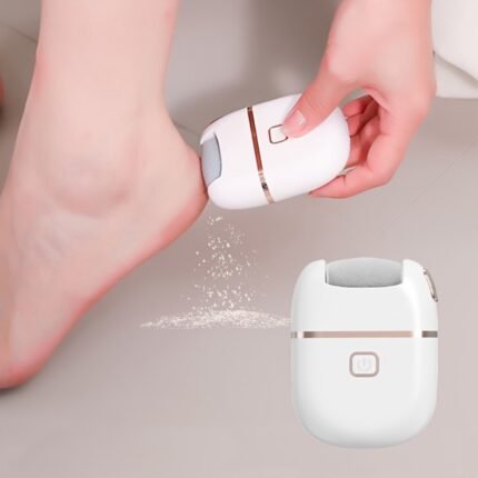 Portable rechargeable electric foot grinder, cocoon grinder, foot grinder, nail care products, thickness grinding head for polishing thick leather, USB charging, three replaceable grinding heads, used for skin care for cracking and drying