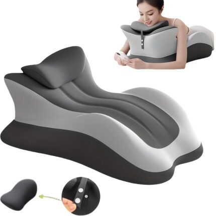 Adaptive Pillow, Big And Small Pillows, Prone Position Support, Ergonomic Contouring, CoolFlow, Detachable & Washable Cover, Multi-Surface Use, Bedroom Pillow, Office Pillow, Cushion, Chair Cushion,, Ergonomic Neck Support, Memory Foam Cushion, Minimalist Contour Shape, Contemporary Ergonomic Design, Washable Pillow Cover, Durable Adjustable Core