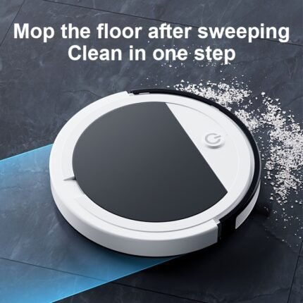 Intelligent Robot Vacuum Cleaner - Easy to Use, Efficient Dust & Debris Removal, USB Rechargeable, Lithium Battery, 60dB Quiet Operation, Ideal for Modern Home Cleaning, Household Cleaning Robot | Minimalist Vacuum | Smooth Surface Technology, Vacuum Cleaner for Hardwood Floor