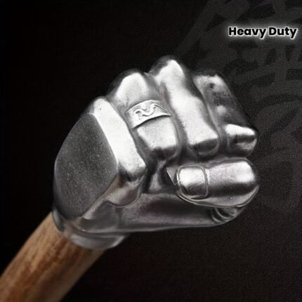 Heavy-Duty Professional Hammer - Fist Hammer, Iron Fist Hammer with Integrated Cast Structure, Creative Design, Sturdy Stainless Steel Head and Anti-Slip Grip - Suitable for Construction, Gardening, Blacksmithing, DIY Projects - Durable Tool for Home & Workshop Use - High-Quality Craftsmanship, Ergonomic Design for Heavy Tasks and Home Renovation