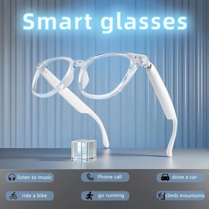 2025 Wireless Smart Glasses, Auto-dimming Lens, Touch Control, Built-in Microphone, High Resolution Audio, Wireless, Rechargeable Battery, Great for Office, Outdoors, Sports, Driving, Music Playback, Hands-Free Phone - Ideal Holiday Gift!, Outdoor Smart Glasses, Office Wearable Tech, Stylish Wearable, Sleek Design, Premium Materials, Ergonomic Design, Handsfree Device, Professionals Onthego, Fitness Lovers