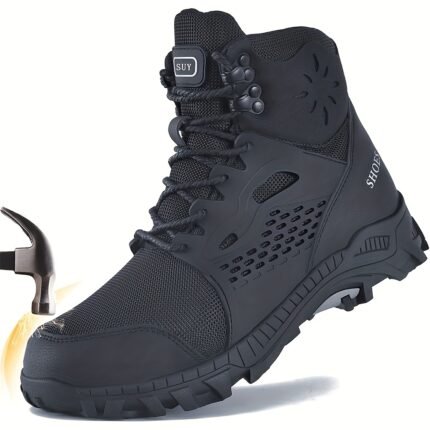 Steel Toe Boots for Men High Quality Work Construction Boots for Women Indestructible Safety Shoes