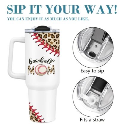 One Piece of Gifts for Mothers from Their - Presents for Mother'S Day, Birthday Ideas for Moms, And Christmas Gifts for Mothers And Wives - a 40Oz Tumbler with a Handle And Lid, Suitable for Car Use.