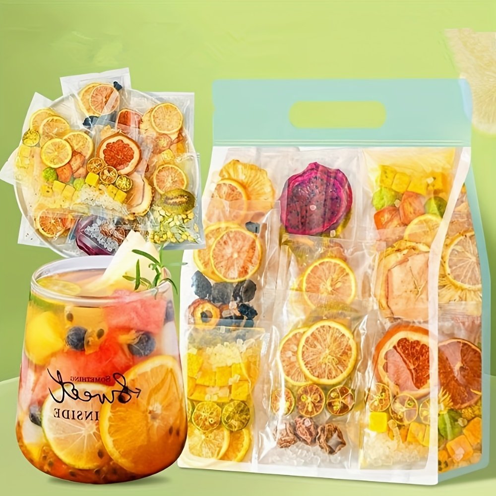 d0ddd145-6fb2-4caf-9c2d-2f1a6e0662b0.jpg 15-fruit Cold Brewed Fruit Tea - Vitamin C Rich with Lemon, Dragon Fruit, Passion Fruit, Oranges & Apples - Gluten-Free Summer Beach Drink, Holiday Gift, Refreshing Beverage, Fruitful Design, Highquality Fruit - Image 1