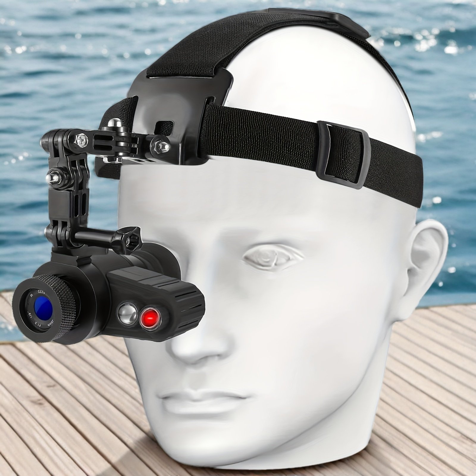 d3169f5ac4190a2c18737c2a61cd9638_OYyNab3KpaHub.jpg Infrared Head Mounted Night Vision Goggles, 7x Magnification Night Vision Monocular, Equipped with A 1.54-inch High-definition Screen And 7x Magnification, Supporting Charging During Use, with Headband And Stand, Used for Hunting And Camping. - Image 1