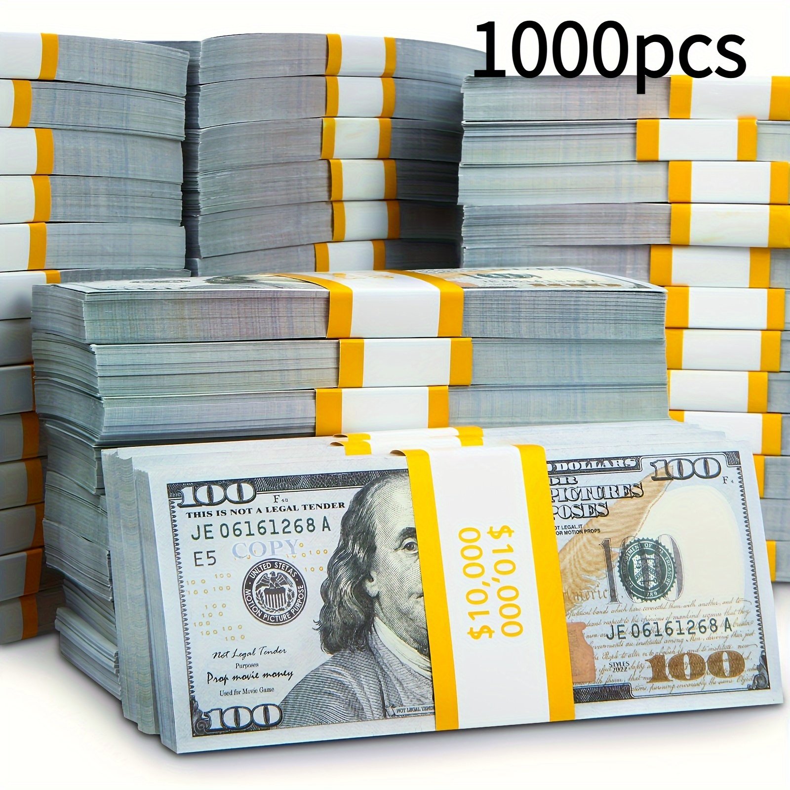 d5d4440df3f348878ce74e64e2ff8e13-goods.jpeg 1000pcs Replica Prop Set - Perfect for Parties, Weddings & Music Videos | Ideal for Photography, Bar & KTV Decorations | Durable Paper Material, Feather-Free, Photography Props, Wedding Props, Creative Props, Event Accessories, Lightweight Material, Reusable Props, Decorative Props, Photo Shoot Props, Event Planners, Content Creators - Image 1