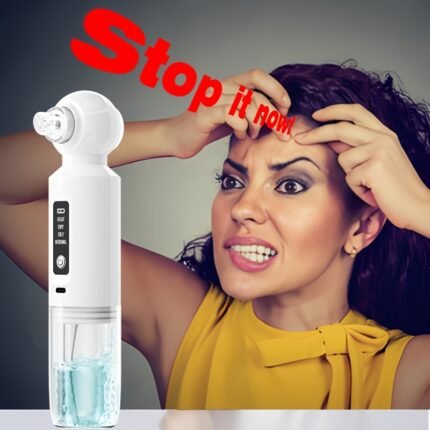 6-head blackhead cleaner, vacuum electric blackhead pore cleaner, USB charging mini bubble beauty device